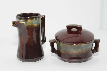 Saskatchewan Made Pottery Sugar Jar Rusted Rustics